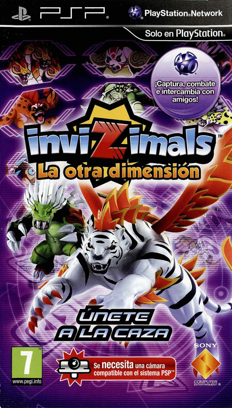 Front cover of InviZimals: Shadow Zone for PlayStation Portable