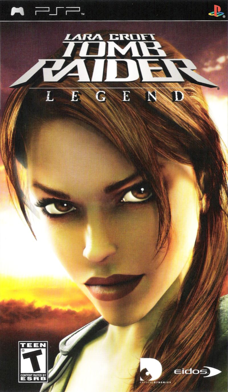 Front cover of Lara Croft: Tomb Raider - Legend for PlayStation Portable