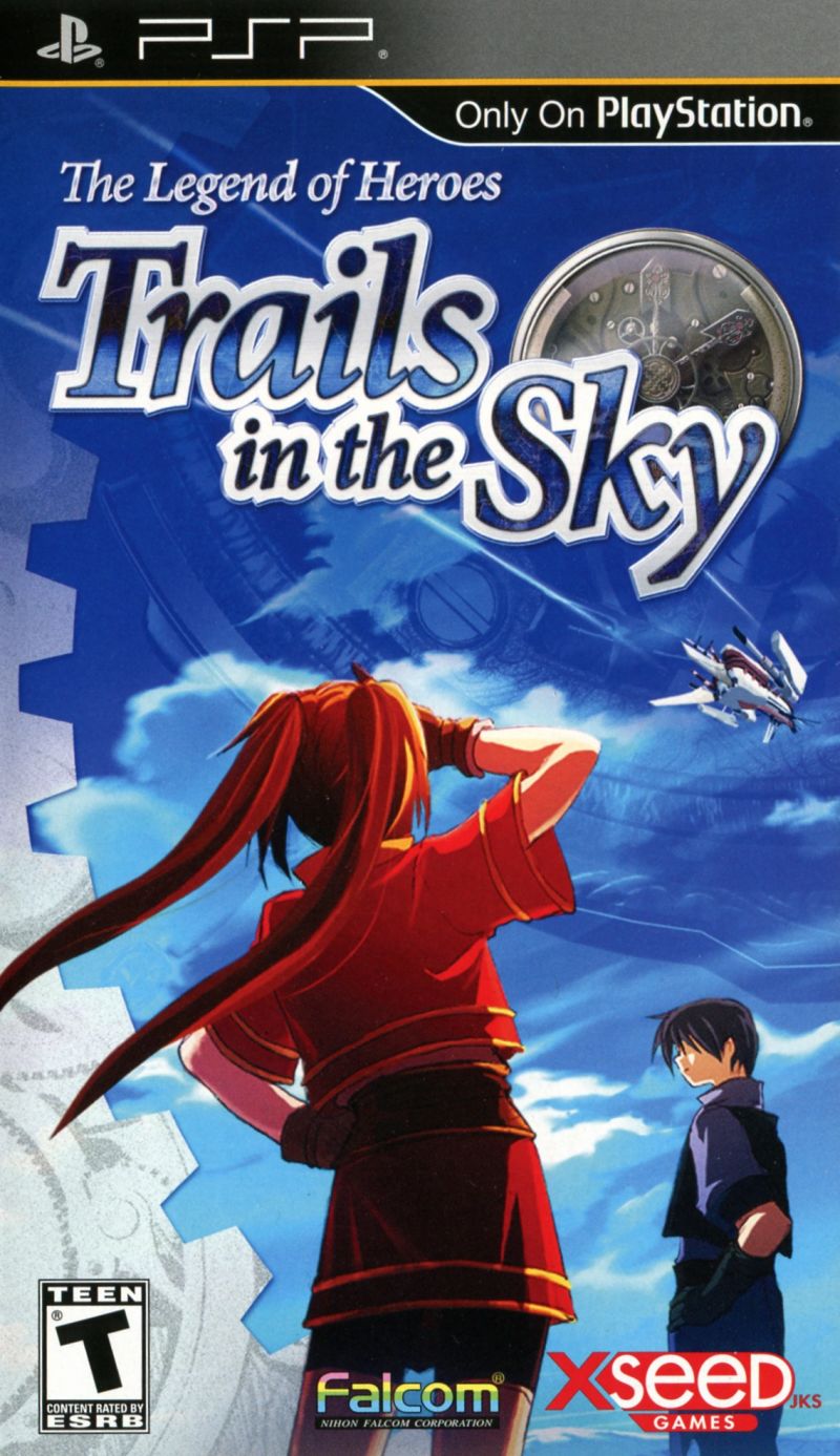 Front cover of The Legend of Heroes: Trails in the Sky for PlayStation Portable