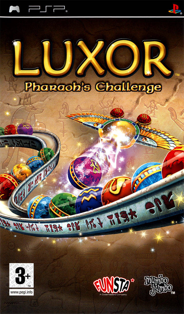 Front cover of Luxor: Pharaoh's Challenge for PlayStation Portable