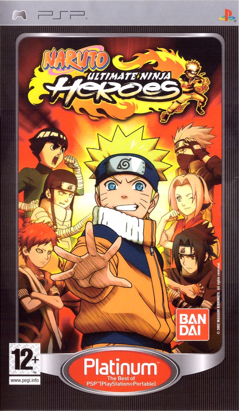 Front cover of Naruto: Ultimate Ninja Heroes for PlayStation Portable