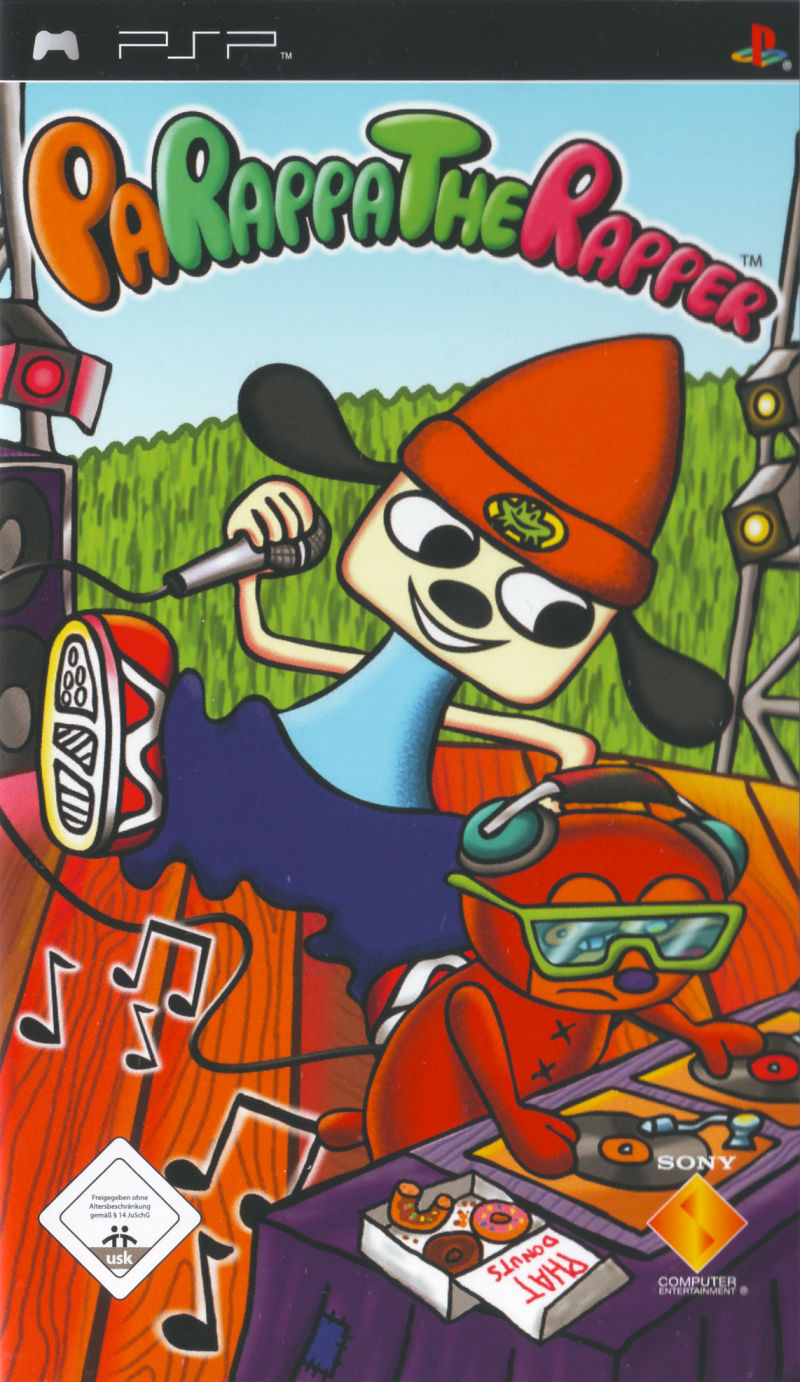 Front cover of PaRappa the Rapper for PlayStation Portable