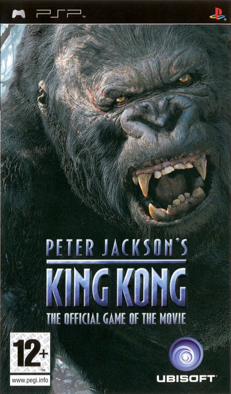 Front cover of Peter Jackson's King Kong: The Official Game of the Movie for PlayStation Portable