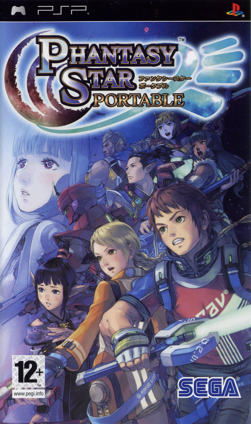 Front cover of Phantasy Star Portable for PlayStation Portable