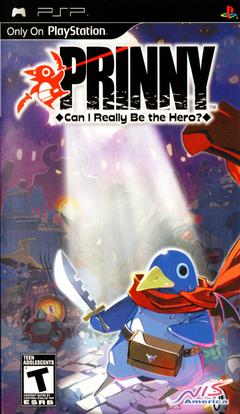 Front cover of Prinny: Can I Really Be the Hero? for PlayStation Portable