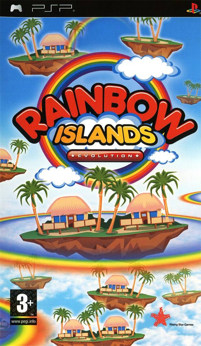 Front cover of Rainbow Islands Evolution for PlayStation Portable