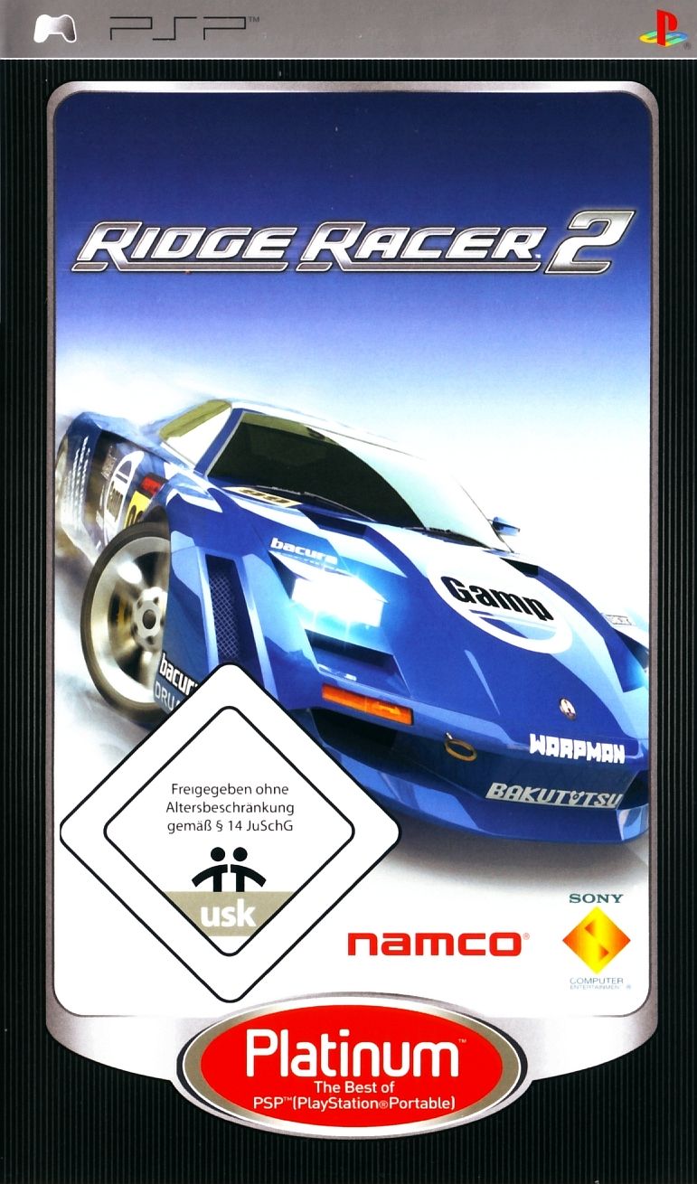 Front cover of Ridge Racer 2 for PlayStation Portable