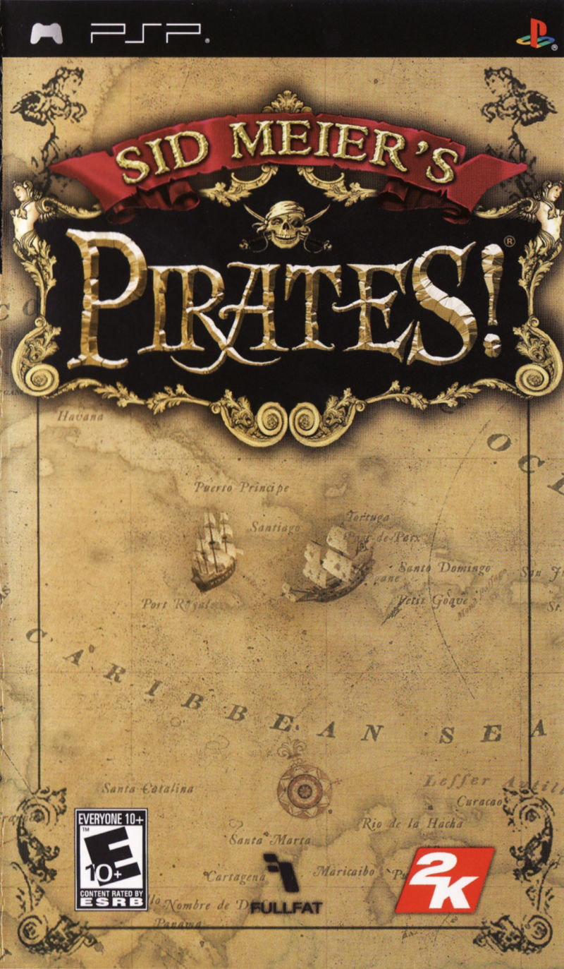 Front cover of Sid Meier's Pirates! for PlayStation Portable