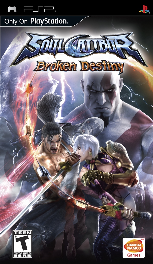 Front cover of SoulCalibur: Broken Destiny for PlayStation Portable