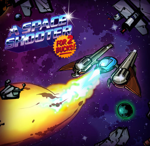 Front cover of A Space Shooter for 2 Bucks! for PlayStation Portable