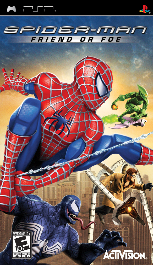 Front cover of Spider-Man: Friend or Foe for PlayStation Portable