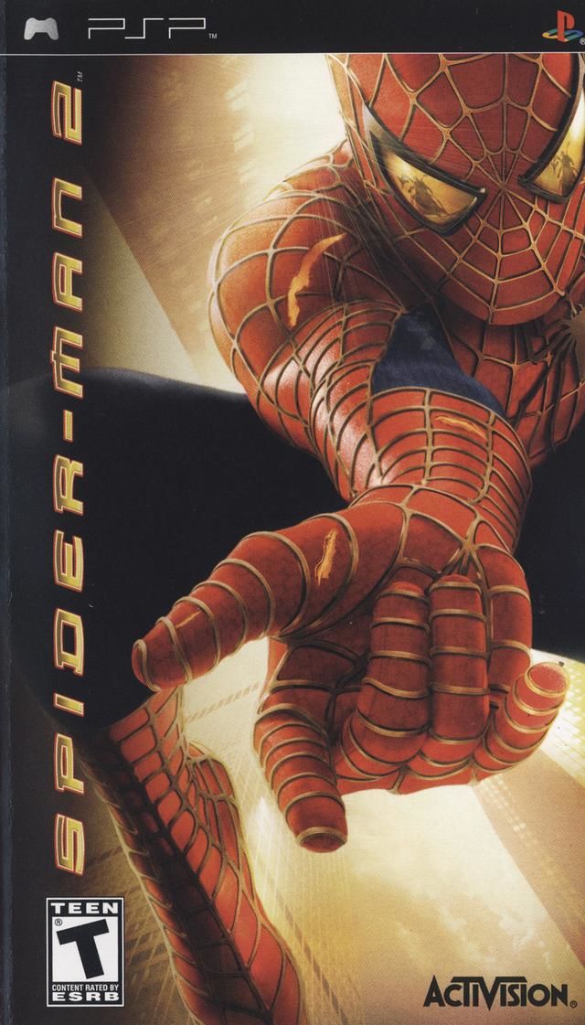 Front cover of Spider-Man 2 for PlayStation Portable