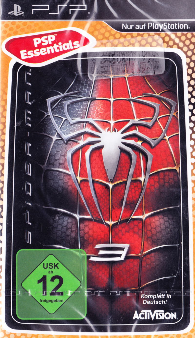 Front cover of Spider-Man 3 for PlayStation Portable