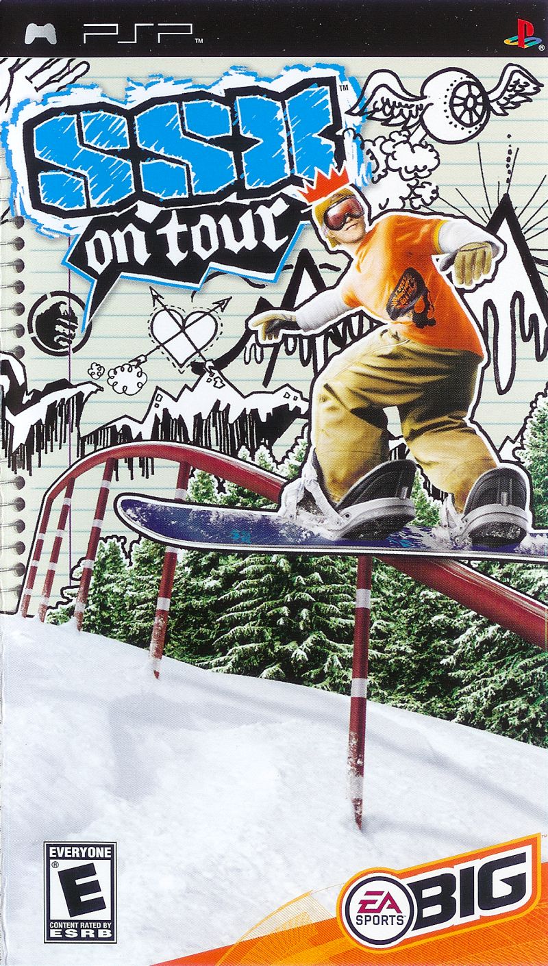 Front cover of SSX on Tour for PlayStation Portable