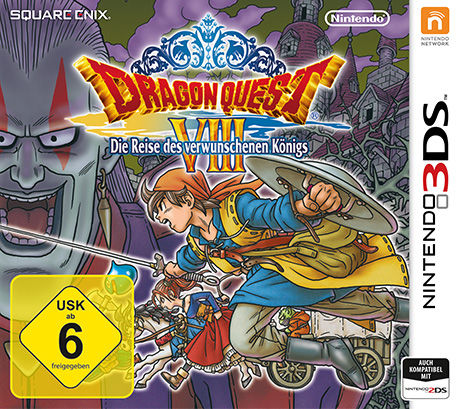 Front cover of Dragon Quest VIII: Journey of the Cursed King for 3DS