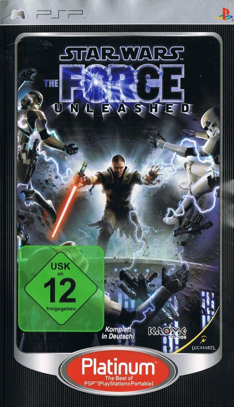 Front cover of Star Wars: The Force Unleashed for PlayStation Portable