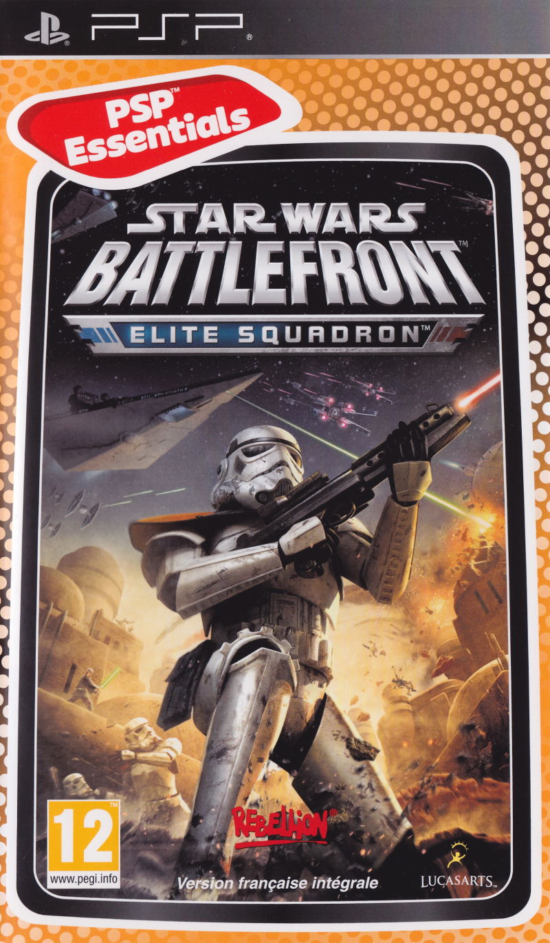 Front cover of Star Wars: Battlefront - Elite Squadron for PlayStation Portable