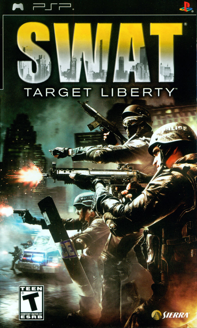 Front cover of SWAT: Target Liberty for PlayStation Portable