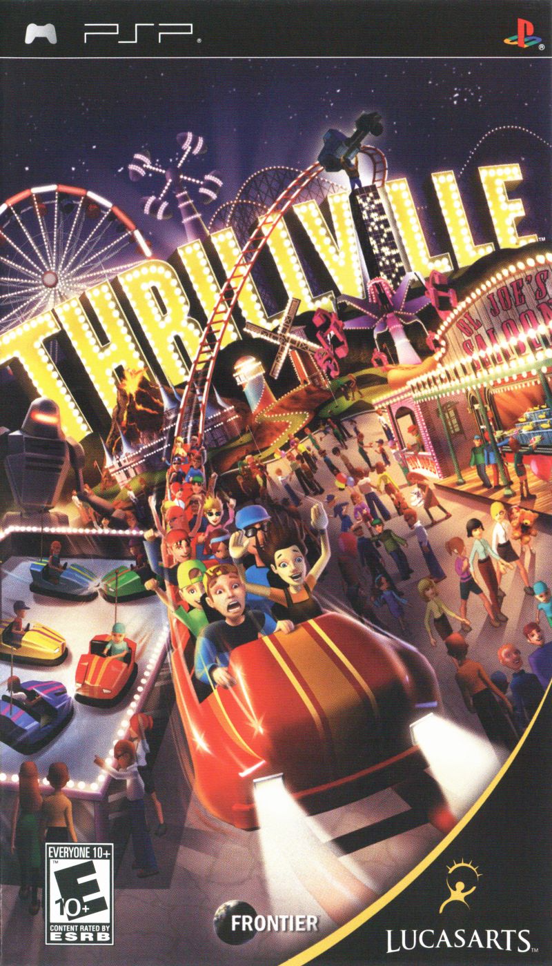 Front cover of Thrillville for PlayStation Portable