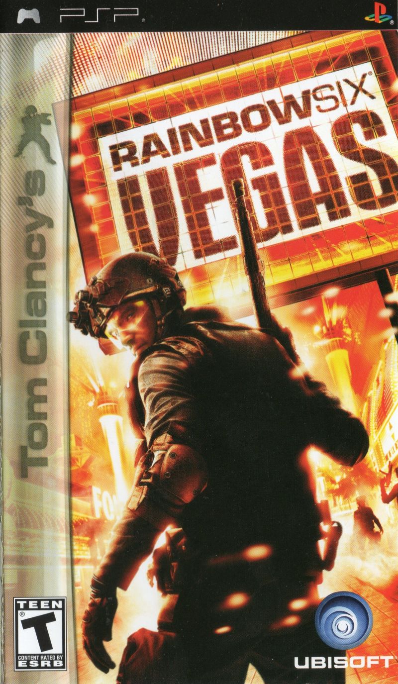 Front cover of Tom Clancy's Rainbow Six: Vegas for PlayStation Portable