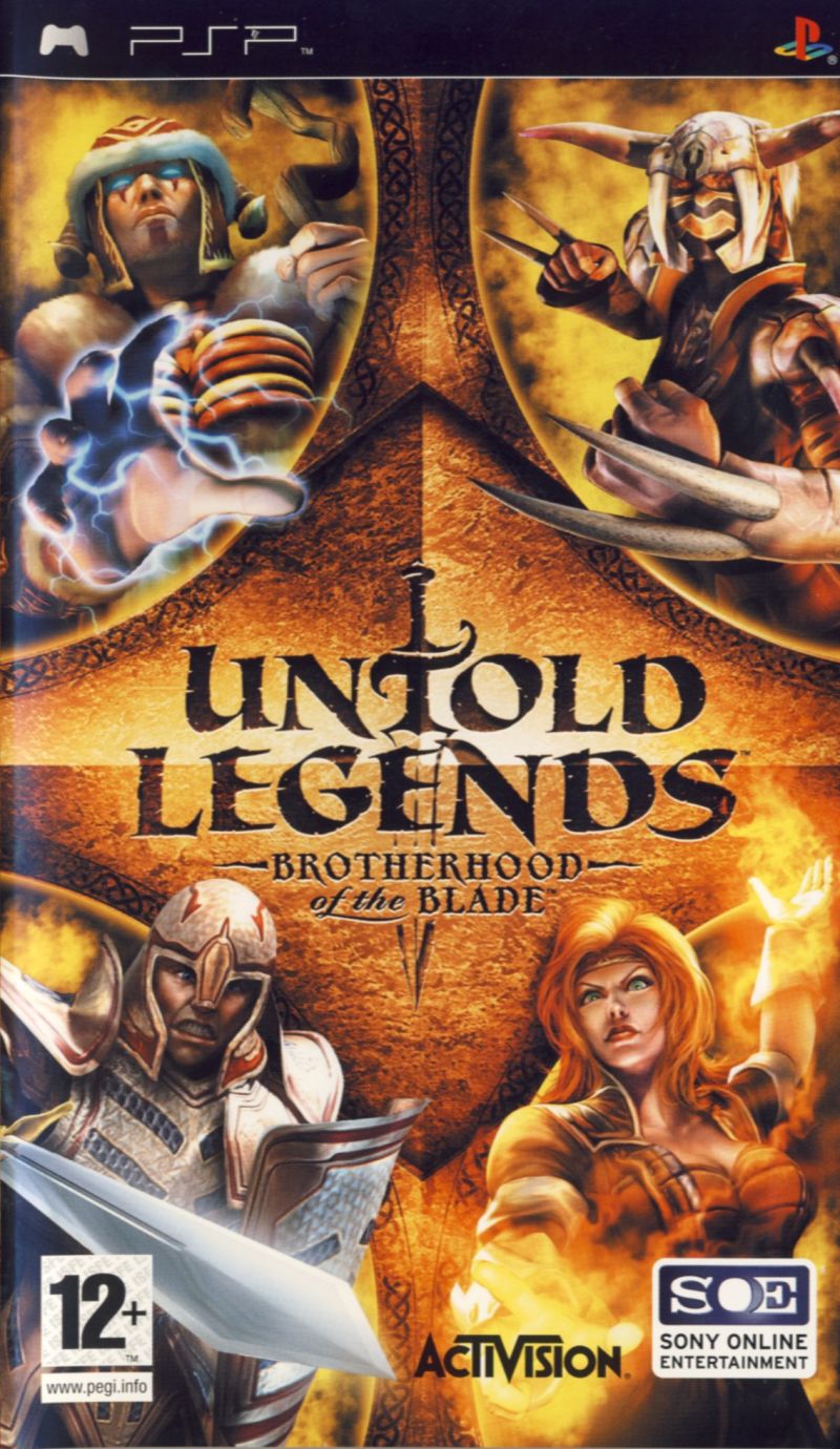 Front cover of Untold Legends: Brotherhood of the Blade for PlayStation Portable