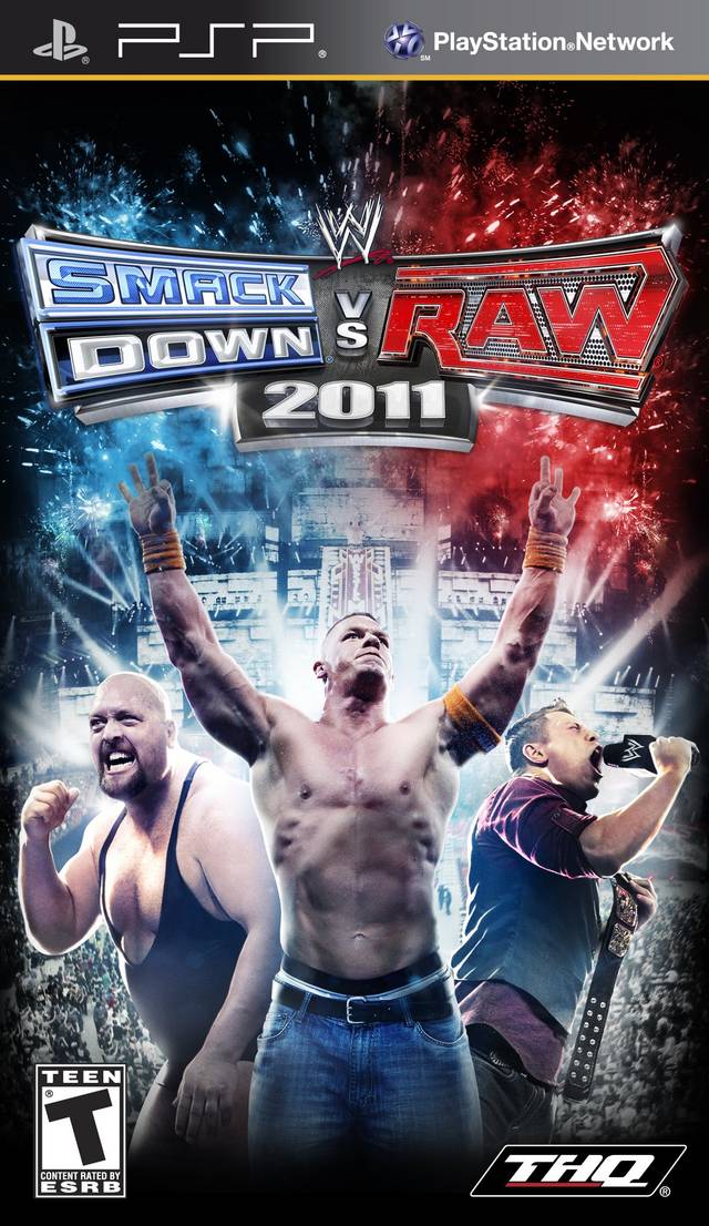 Front cover of WWE Smackdown vs. Raw 2011 for PlayStation Portable