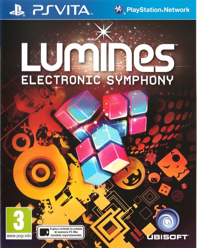 Front cover of Lumines: Electronic Symphony for PlayStation Vita