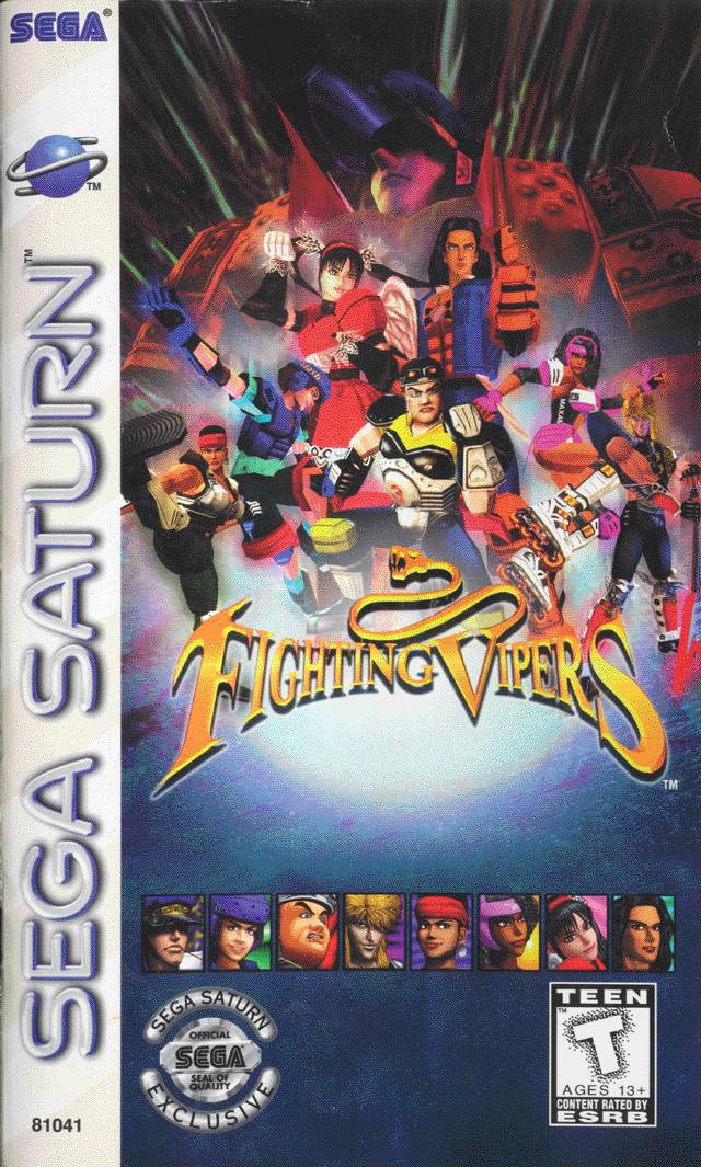 Front cover of Fighting Vipers for Saturn