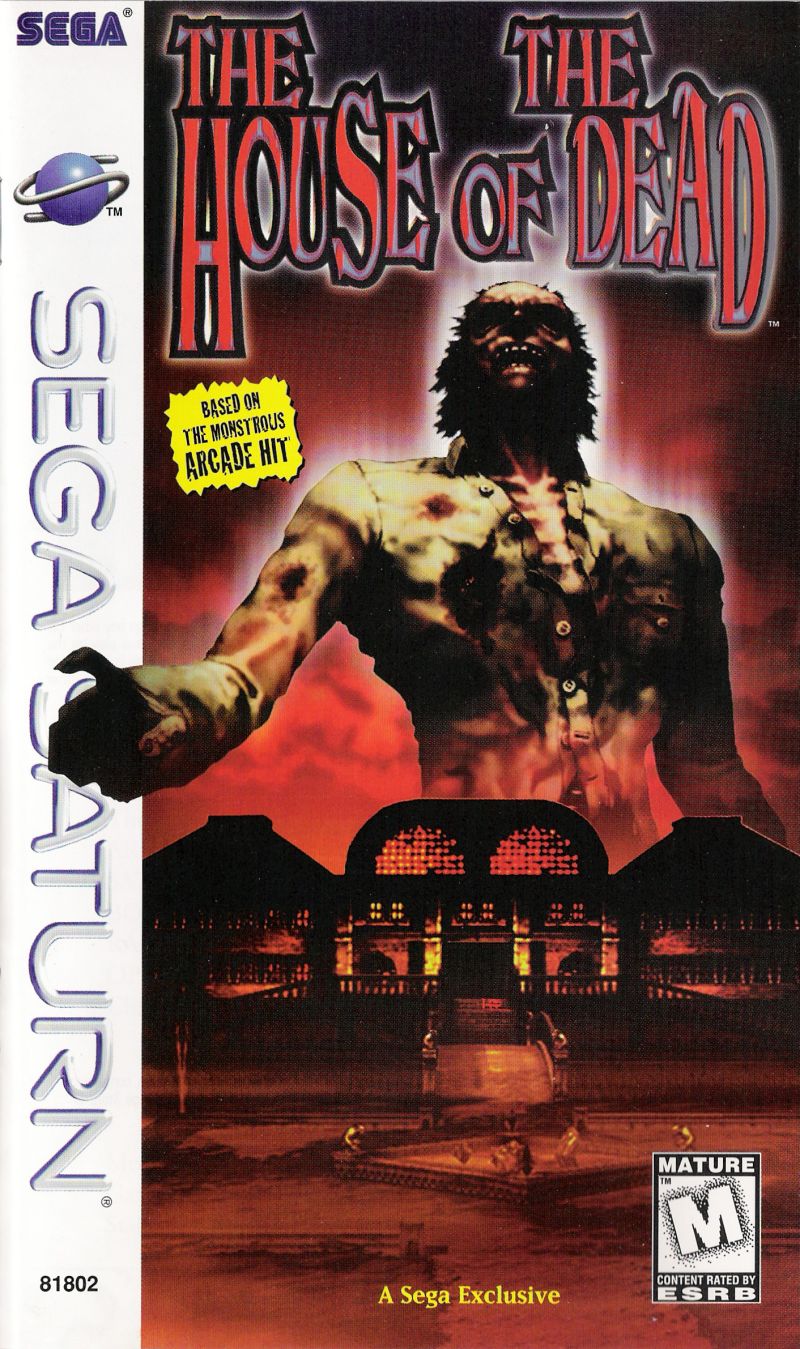 Front cover of The House of the Dead for Saturn