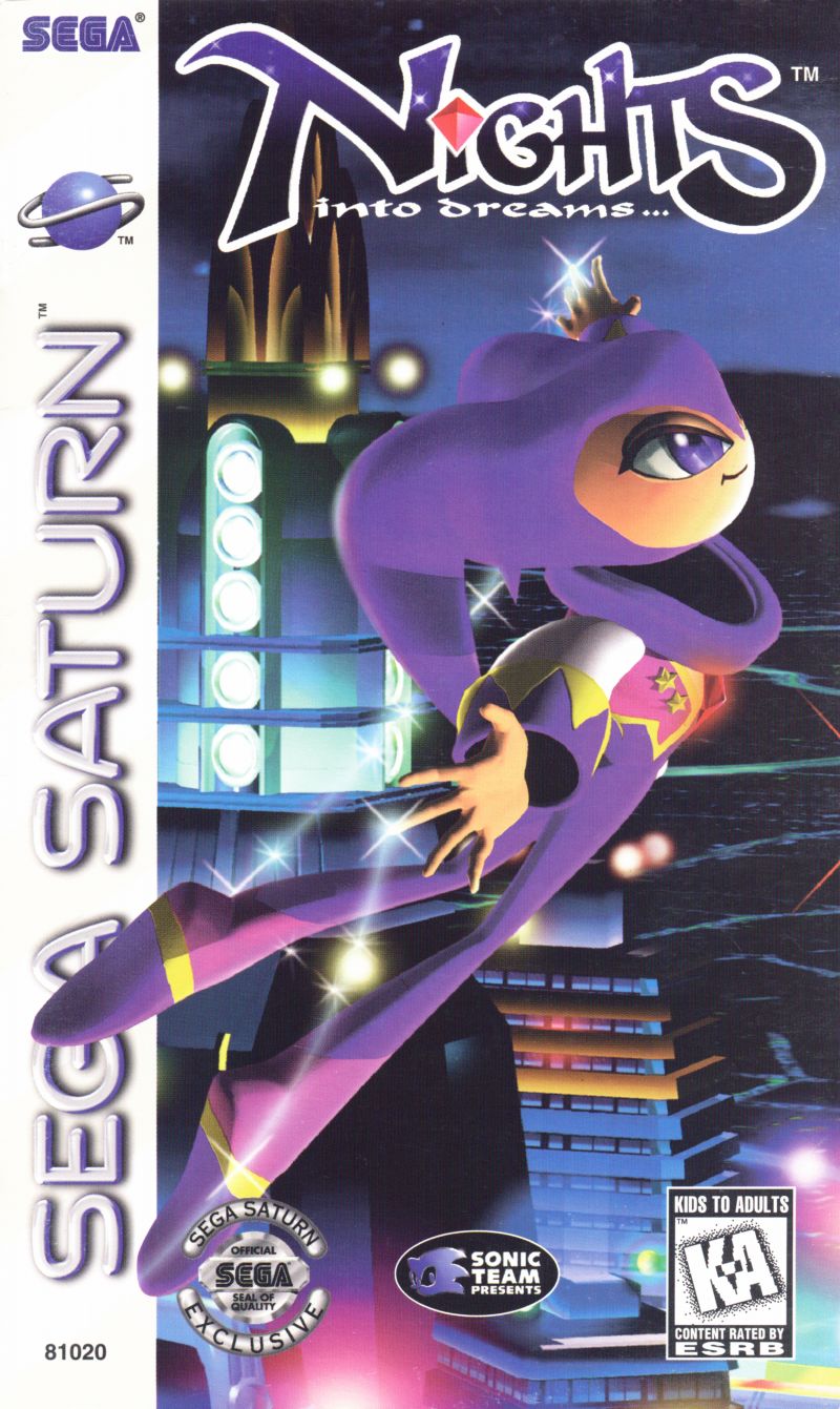 Front cover of NiGHTS into Dreams... for Saturn