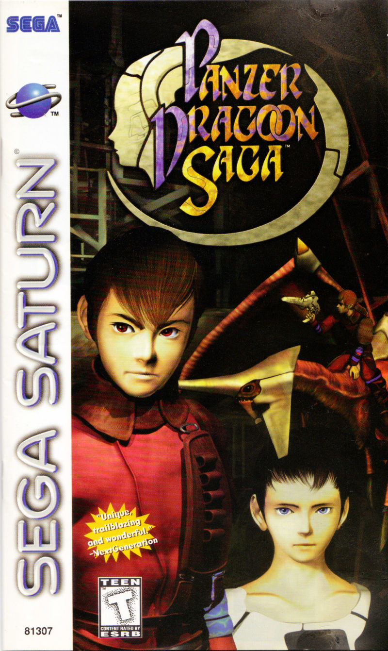 Front cover of Panzer Dragoon Saga for Saturn