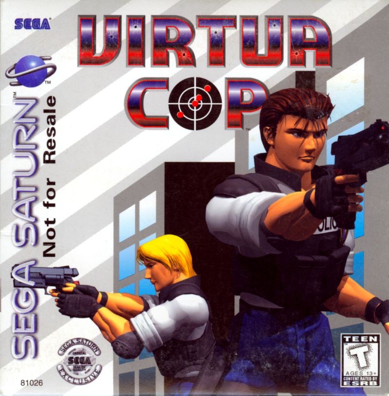 Front cover of Virtua Cop for Saturn