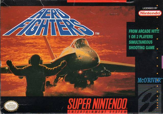 Front cover of Aero Fighters for Super Nintendo