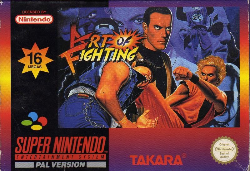 Front cover of Art of Fighting for Super Nintendo