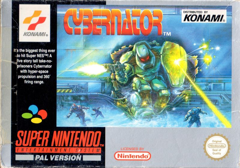 Front cover of Cybernator for Super Nintendo