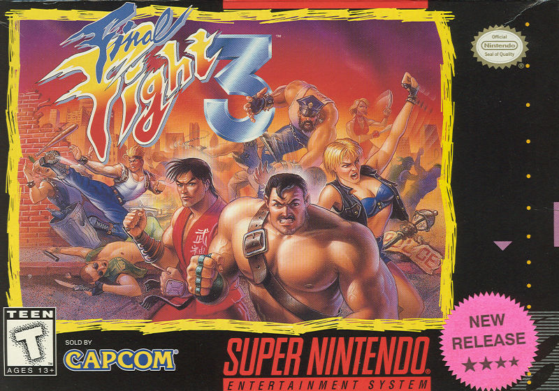 Front cover of Final Fight 3 for Super Nintendo