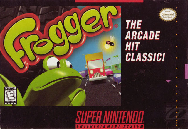 Front cover of Frogger for Super Nintendo