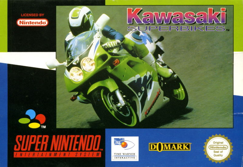 Front cover of Kawasaki Superbike Challenge for Super Nintendo