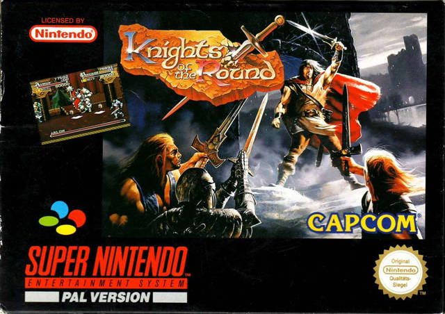 Front cover of Knights of the Round for Super Nintendo