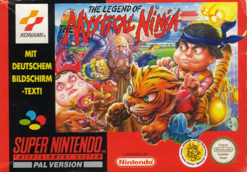 Front cover of The Legend of the Mystical Ninja for Super Nintendo