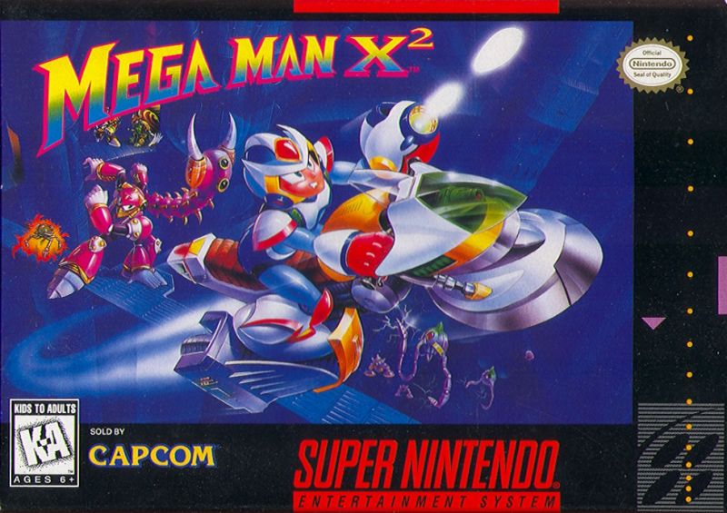 Front cover of Mega Man X2 for Super Nintendo