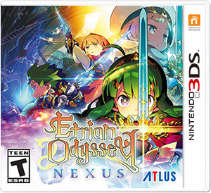 Front cover of Etrian Odyssey Nexus for 3DS