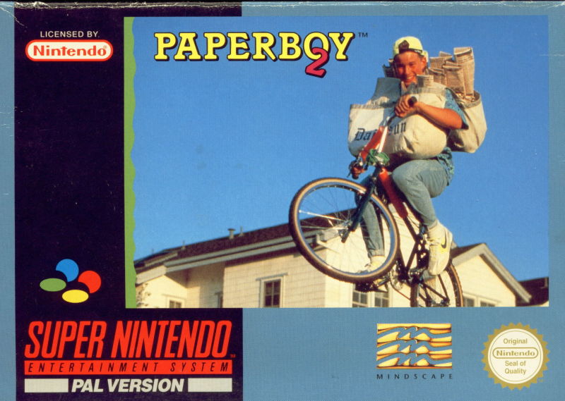 Front cover of Paperboy 2 for Super Nintendo