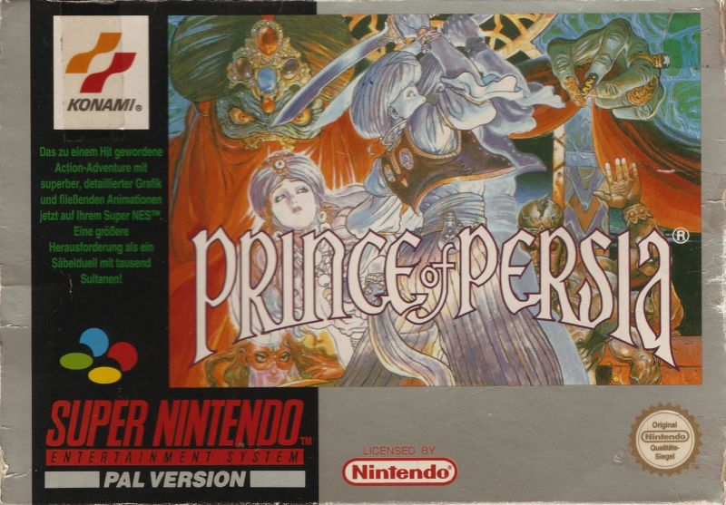 Front cover of Prince of Persia for Super Nintendo