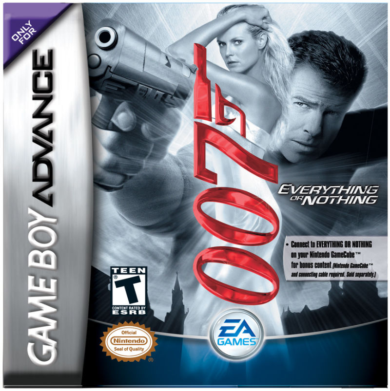 Front cover of 007: Everything or Nothing for Game Boy Advance