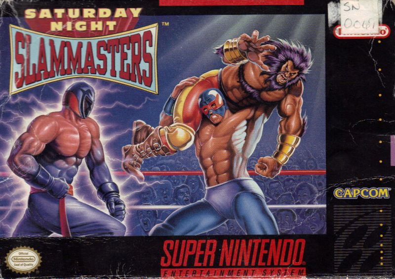 Front cover of Saturday Night Slam Masters for Super Nintendo