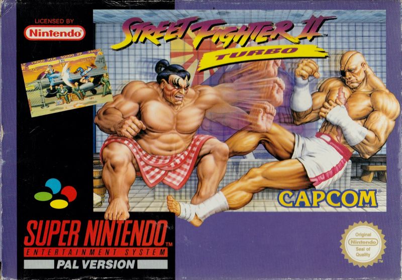 Front cover of Street Fighter II Turbo for Super Nintendo