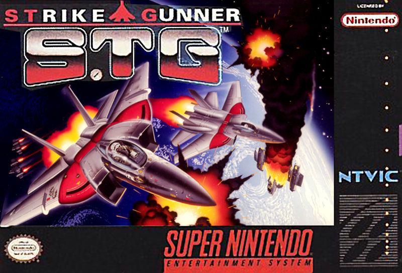 Front cover of Strike Gunner S.T.G. for Super Nintendo