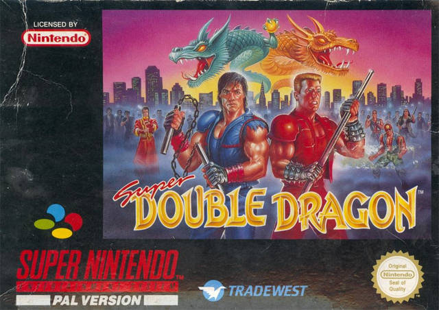 Front cover of Super Double Dragon for Super Nintendo