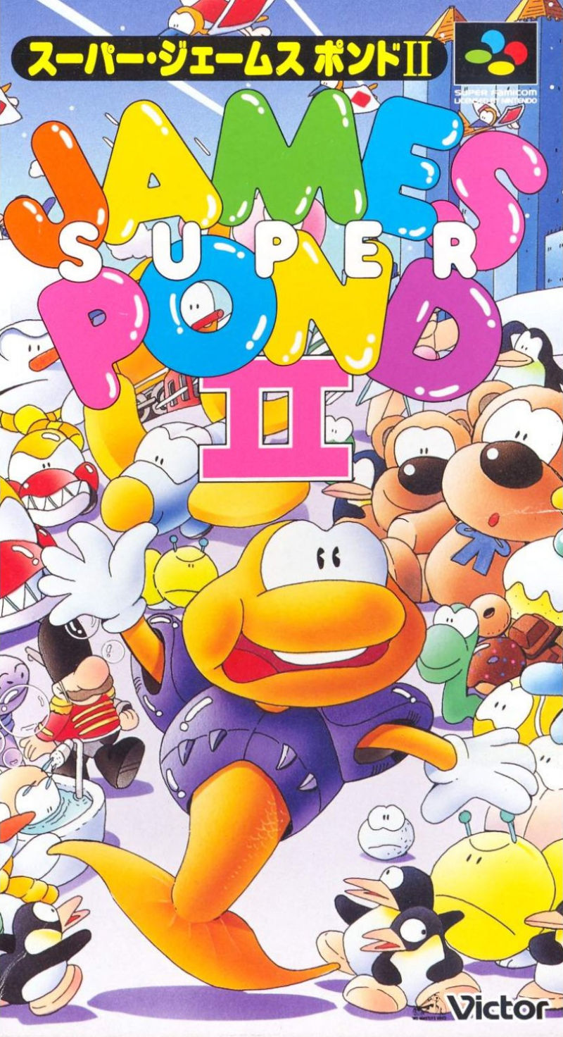 Front cover of Super James Pond for Super Nintendo